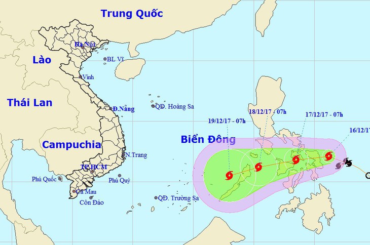 Miền Bắc rét đậm, bão gần Biển Đông vẫn phức tạp - Ảnh 1.