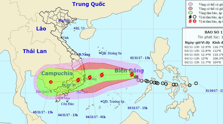 Bão số 12 mạnh lên, TP.HCM cấm tàu thuyền ra khơi - Ảnh 1.