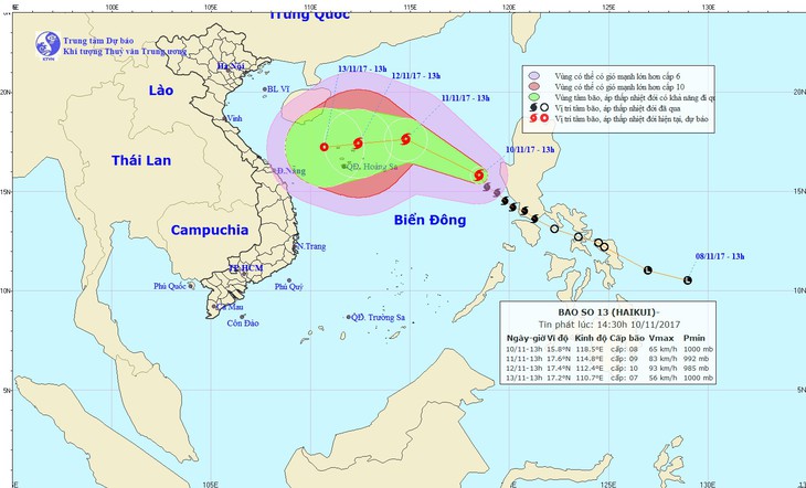 Cơn bão cuối mùa, đường đi phức tạp - Ảnh 1.