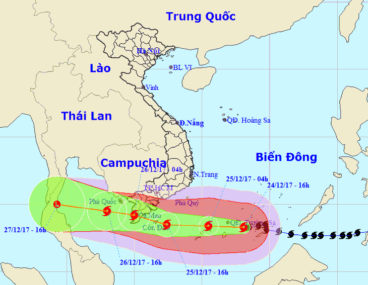 Toàn bộ học sinh, sinh viên TP.HCM nghỉ học tránh bão Tembin - Ảnh 1.