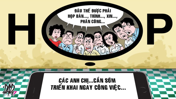 Họp...! - Ảnh 1.