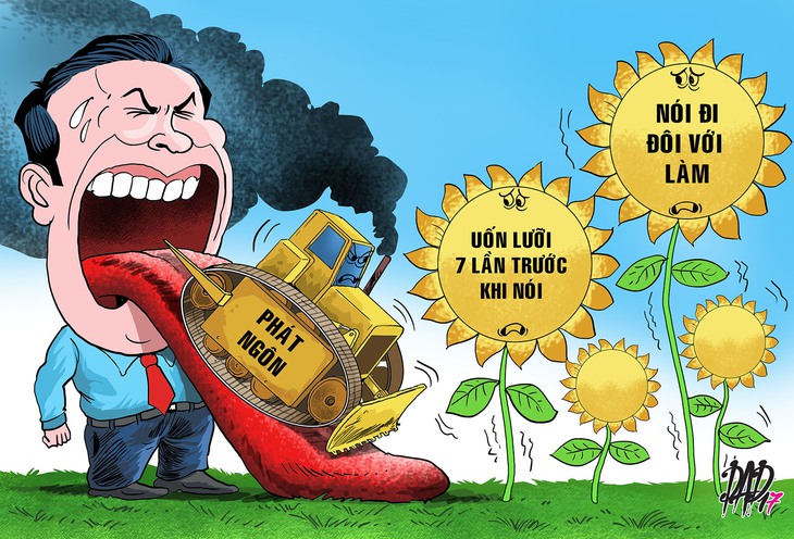 Quan chức lỡ lời, nghĩ sao đây? - Ảnh 1. Quan chức lỡ lời, nghĩ sao đây? - Ảnh 1.