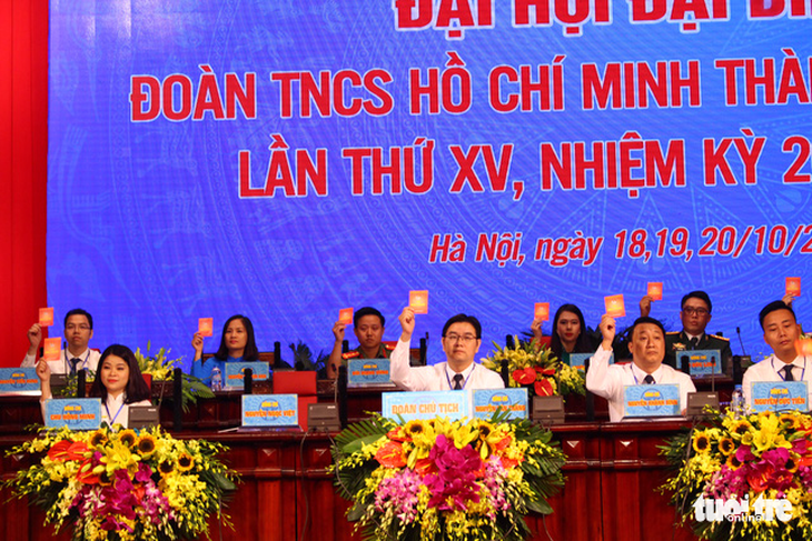 450 thanh niên dự Đại hội Đoàn TP Hà Nội - Ảnh 1.