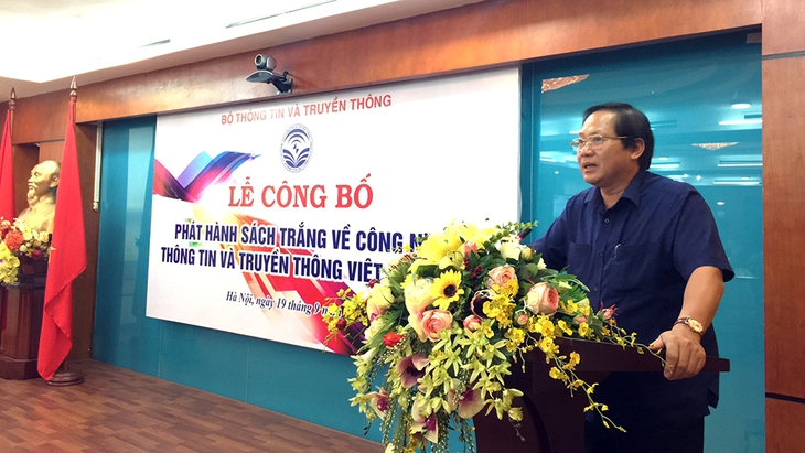 Công bố Sách trắng công nghệ thông tin và truyền thông 2017 - Ảnh 1. Công bố Sách trắng công nghệ thông tin và truyền thông 2017 - Ảnh 1.