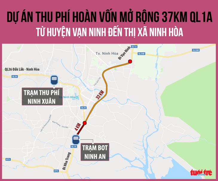 Tài xế liên tục phản ứng vì BOT Ninh An lạm thu vô lý - Ảnh 2.