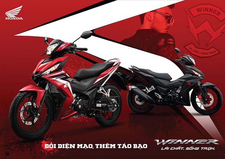 Honda WINNER 150 phối màu mới phong cách cùng tem xe riêng biệt - Ảnh 1.