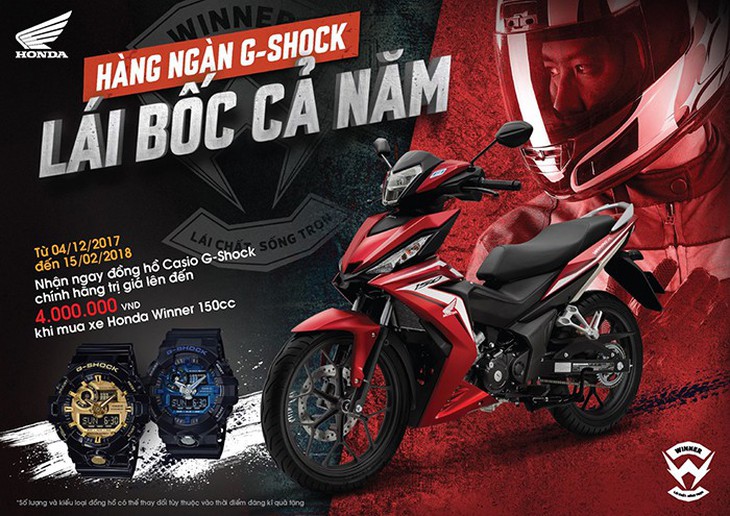 Honda WINNER 150 phối màu mới phong cách cùng tem xe riêng biệt - Ảnh 2.