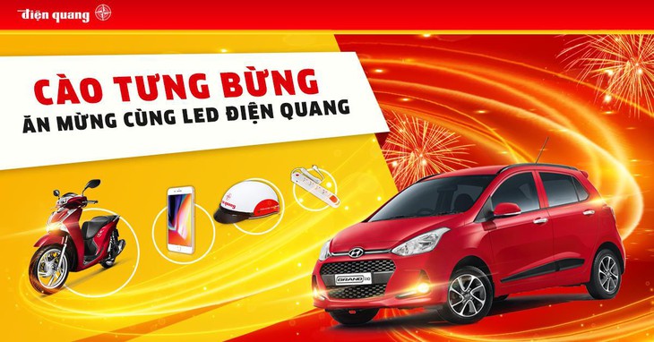 “Rinh quà đón Tết” với ôtô Hyundai i10 và SH cùng Điện Quang - Ảnh 3.