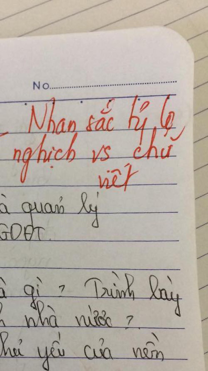 Những lời phê khó đỡ của thầy cô - Ảnh 3.