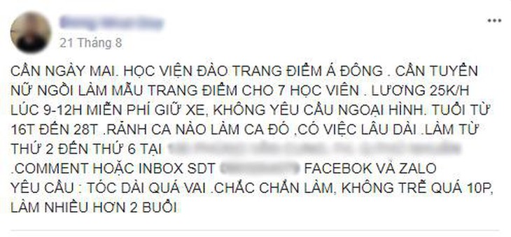 Cạm bẫy từ những quảng cáo tuyển dụng lạ tai - Ảnh 6.