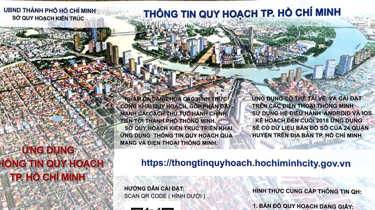 Xem thông tin quy hoạch TP.HCM trong 5 phút