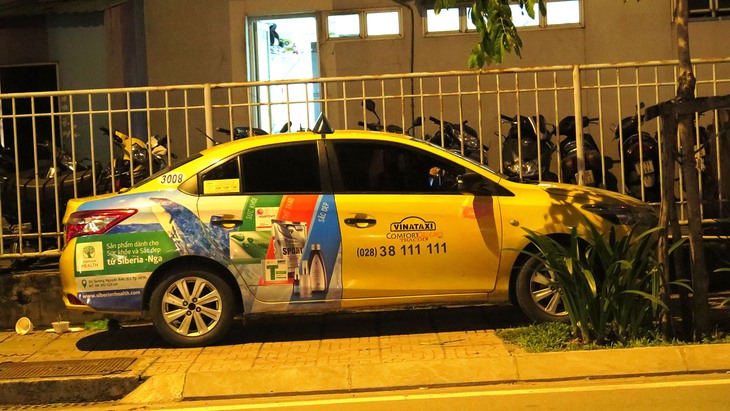 Taxi cố thủ đường vào sân bay Tân Sơn Nhất chờ đón khách - Ảnh 2. Taxi cố thủ đường vào sân bay Tân Sơn Nhất chờ đón khách - Ảnh 2.
