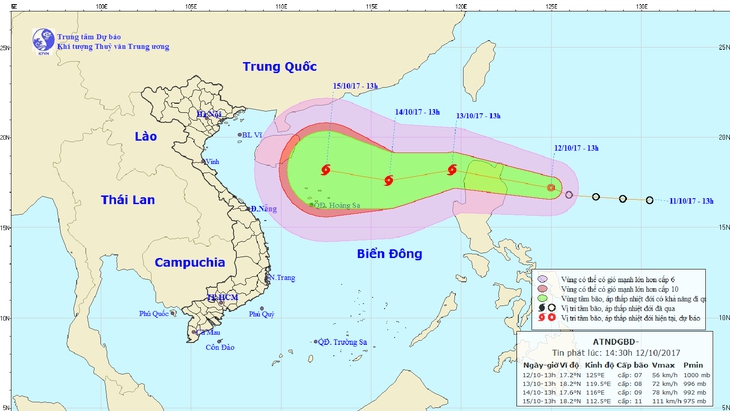 Khu vực miền Trung đối diện bão dồn, lũ dập - Ảnh 1.