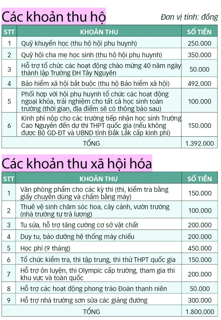 Phụ huynh than phí cao, trường bảo cứ đi nơi khác - Ảnh 3.