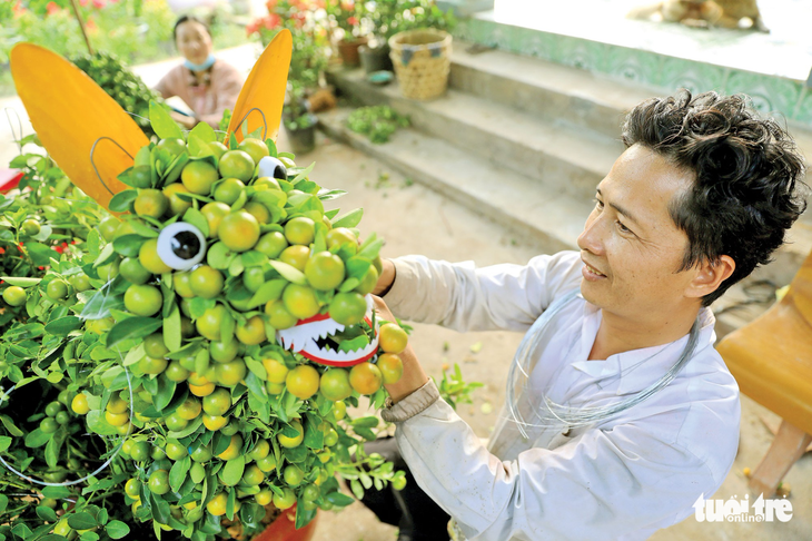 Chú chó tắc kiểng Chợ Lách chào Xuân Mậu Tuất - Ảnh 8.