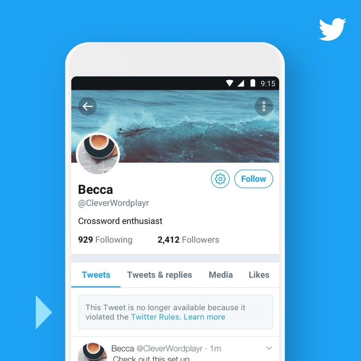 Twitter sẽ ‘bêu xấu’ công khai những tài khoản tweet ‘bậy’ - Ảnh 1.