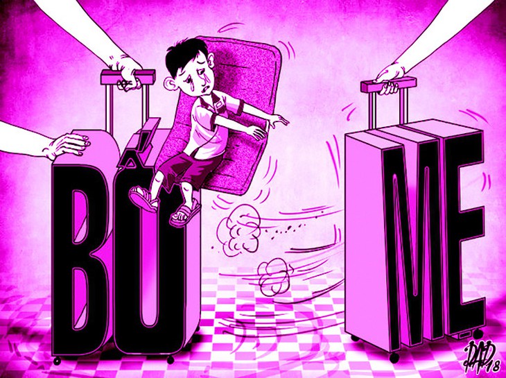 Những đứa trẻ bị… giằng xé - Ảnh 1. Những đứa trẻ bị… giằng xé - Ảnh 1.