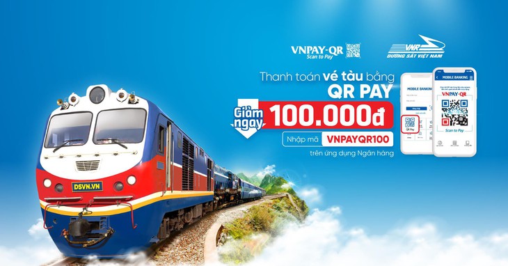 Thanh toán vé tàu tết qua VNPAY-QR được giảm 100.000đ - Ảnh 3.