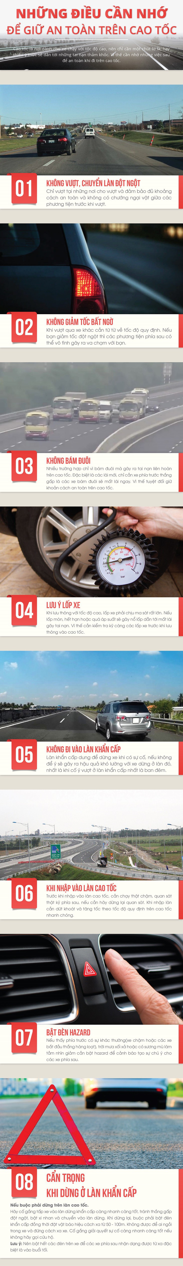 Những điều cần nhớ để giữ an toàn trên đường cao tốc - Ảnh 1. Những điều cần nhớ để giữ an toàn trên đường cao tốc - Ảnh 1.
