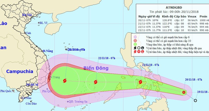 Áp thấp nhiệt đới sắp mạnh lên thành bão - Ảnh 1.