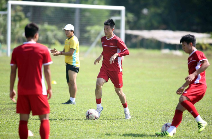Tuyển VN tranh thủ tập trước khi rời Myanmar - Ảnh 6.