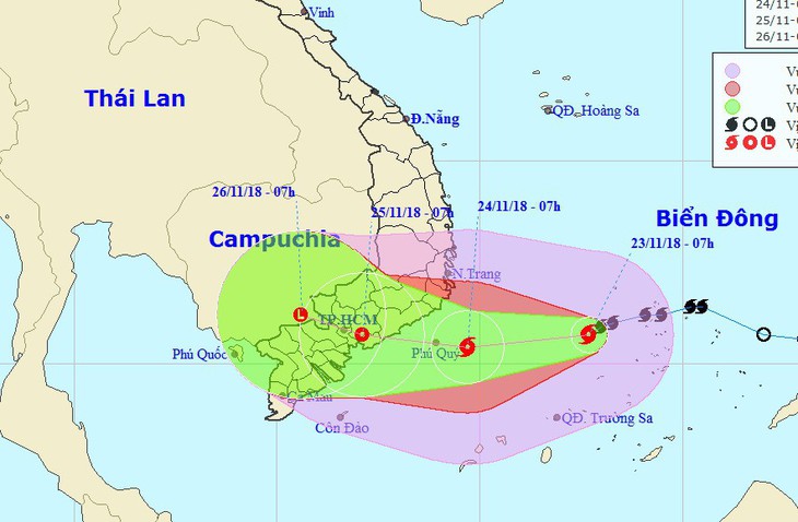Bão hướng thẳng vào TP.HCM, Cần Giờ sẵn sàng di dân - Ảnh 1.
