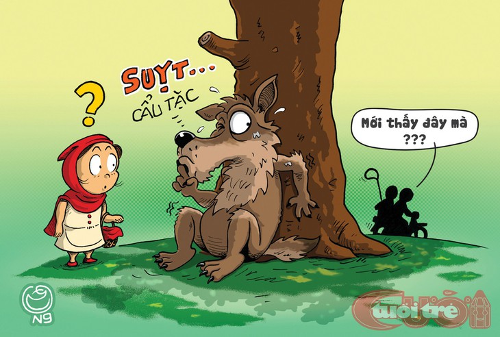 Chùm tranh vui cổ tích thời 4.0 - Ảnh 4. Chùm tranh vui cổ tích thời 4.0 - Ảnh 4.
