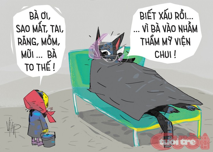 Chùm tranh vui cổ tích thời 4.0 - Ảnh 5. Chùm tranh vui cổ tích thời 4.0 - Ảnh 5.