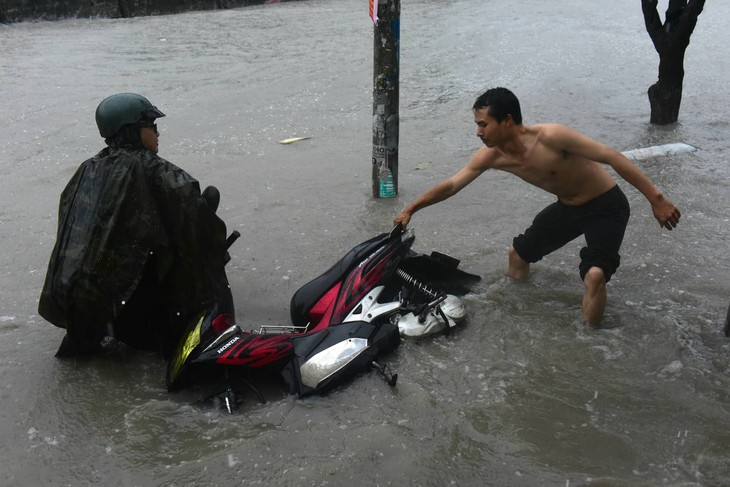 TP.HCM ngập diện rộng, cây ngã đè chết người đi đường - Ảnh 7.