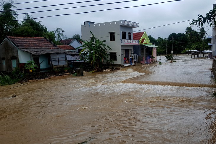 Phú Yên sơ tán hàng trăm hộ dân tránh lũ - Ảnh 6. Phú Yên sơ tán hàng trăm hộ dân tránh lũ - Ảnh 6.
