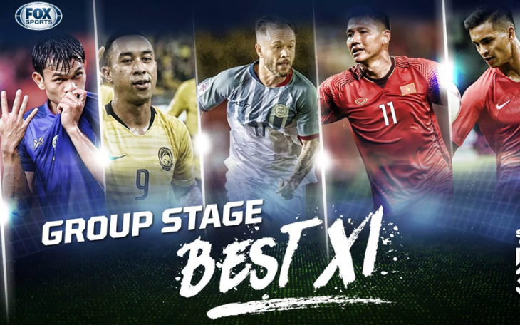 FOX Sports gây tranh cãi với đội hình tiêu biểu vòng bảng AFF Cup