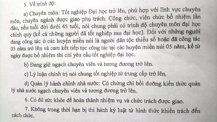 Thanh Hóa bị tuýt còi vì phân biệt đối xử bằng chính quy, tại chức - Ảnh 2.