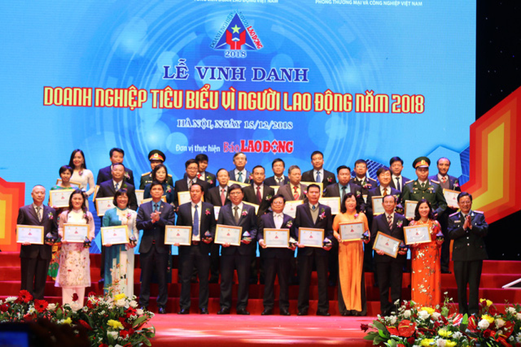 Vinh danh 60 doanh nghiệp tiêu biểu vì người lao động năm 2018 - Ảnh 1.