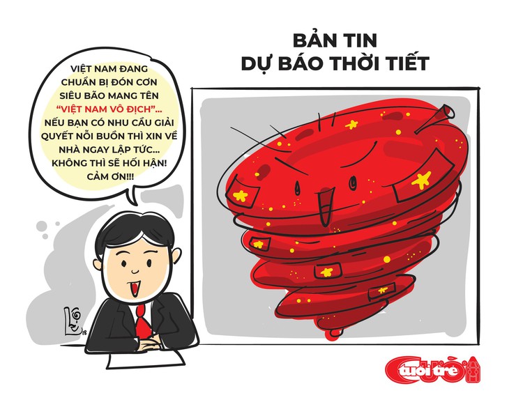 Bản tin dự báo thời tiết sau trận chung kết AFF Cup 2018 - Ảnh 2. Bản tin dự báo thời tiết sau trận chung kết AFF Cup 2018 - Ảnh 2.