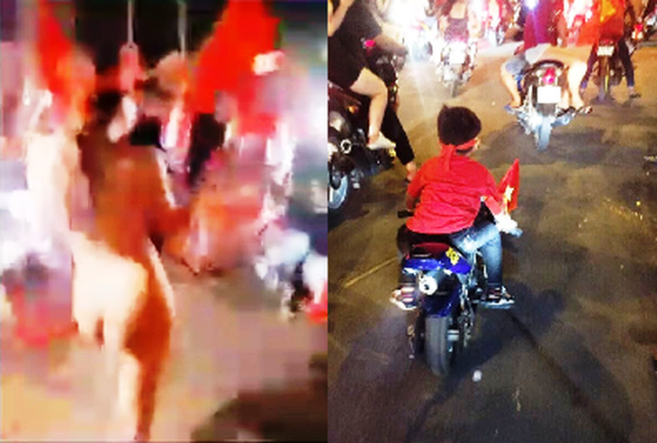 Không được dùng xe ba bánh chở người cổ vũ đội tuyển Việt Nam - Ảnh 2.
