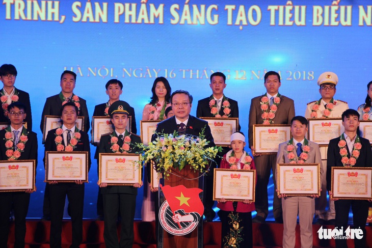 Trao thưởng 28 sản phẩm, công trình sáng tạo trẻ năm 2018 - Ảnh 2.