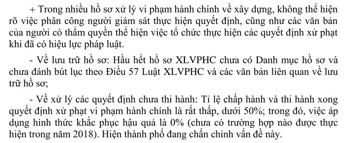 Vi phạm trật tự đô thị ở Cần Thơ: tháo dỡ công trình vi phạm là… 0% - Ảnh 1.