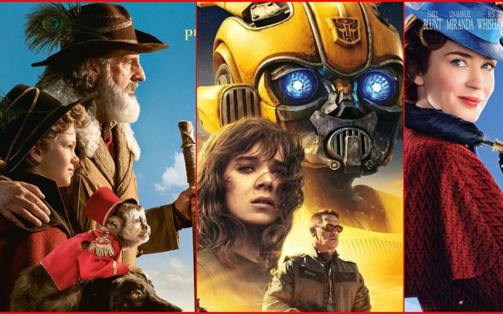 Giáng sinh trong Mary Poppins returns, Bumblebee và Không gia đình