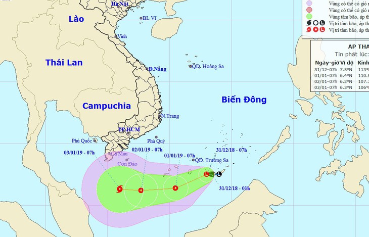 Biển Đông xuất hiện áp thấp mới, khả năng mạnh thành bão - Ảnh 1.