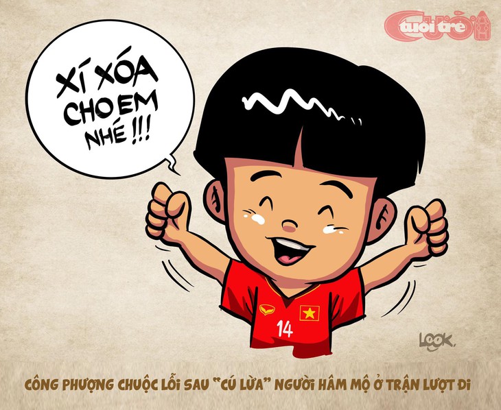 Biếm họa từ chảo lửa Mỹ Đình - Ảnh 2. Biếm họa từ chảo lửa Mỹ Đình - Ảnh 2.