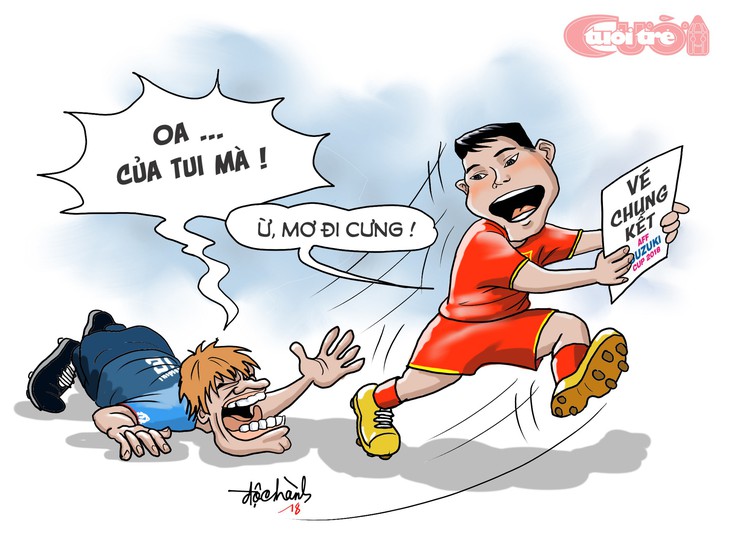 Biếm họa từ chảo lửa Mỹ Đình - Ảnh 3. Biếm họa từ chảo lửa Mỹ Đình - Ảnh 3.