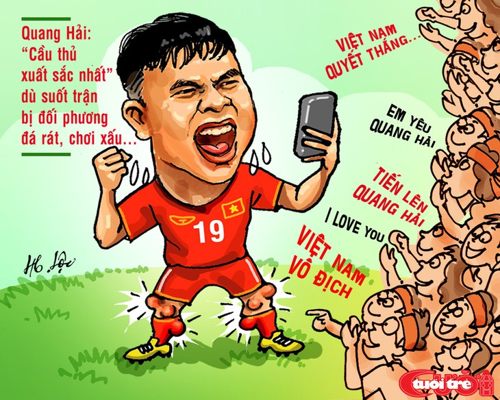 Biếm họa từ chảo lửa Mỹ Đình - Ảnh 6. Biếm họa từ chảo lửa Mỹ Đình - Ảnh 6.