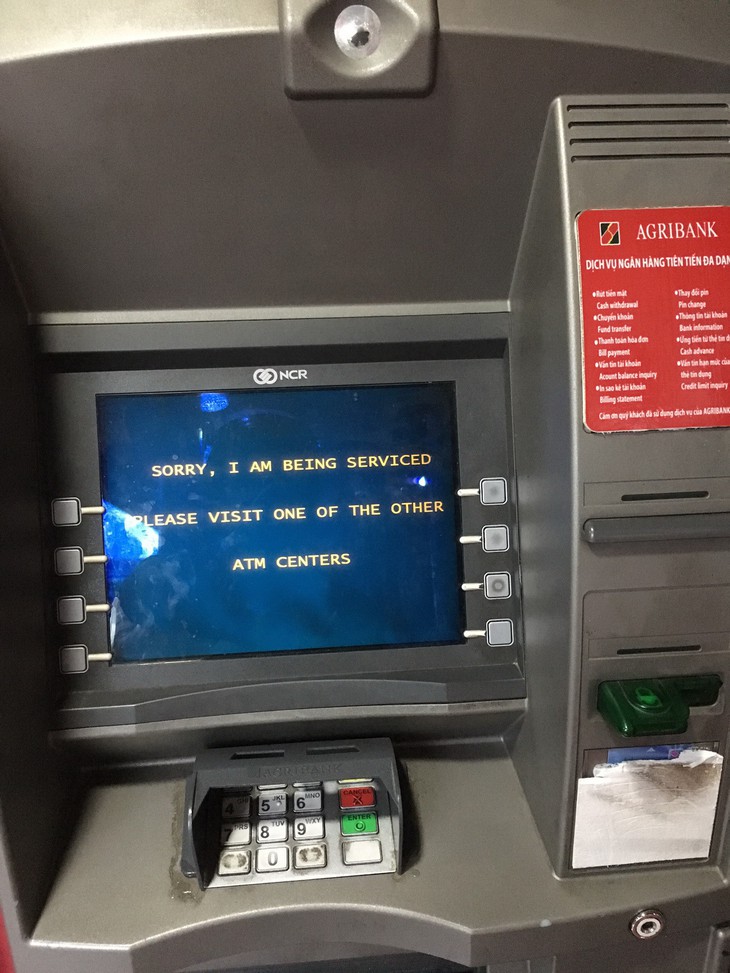 Bở hơi tai rút tiền ATM cận Tết - Ảnh 2.