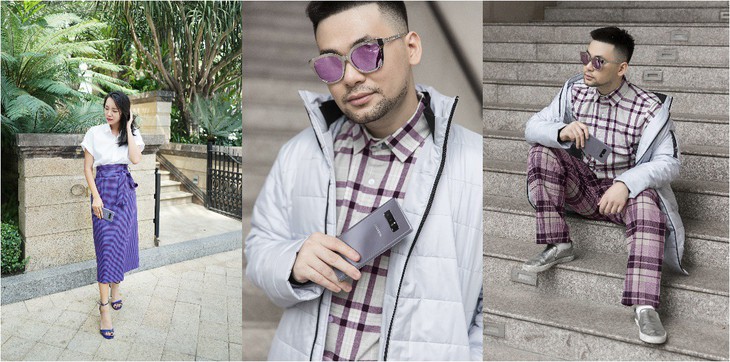 Cùng các Fashionista Việt tạo dấu ấn thời trang với màu tím khói - Ảnh 4.