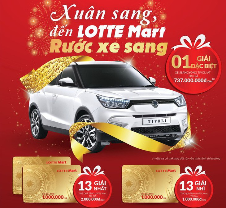 Đến LOTTE Mart rước xe sang và nhiều ưu đãi - Ảnh 1.