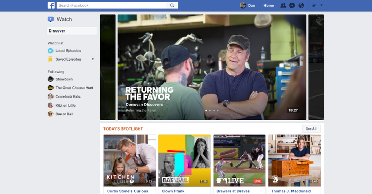 Facebook tạo kênh tin nóng trong nền tảng Facebook Watch - Ảnh 1.