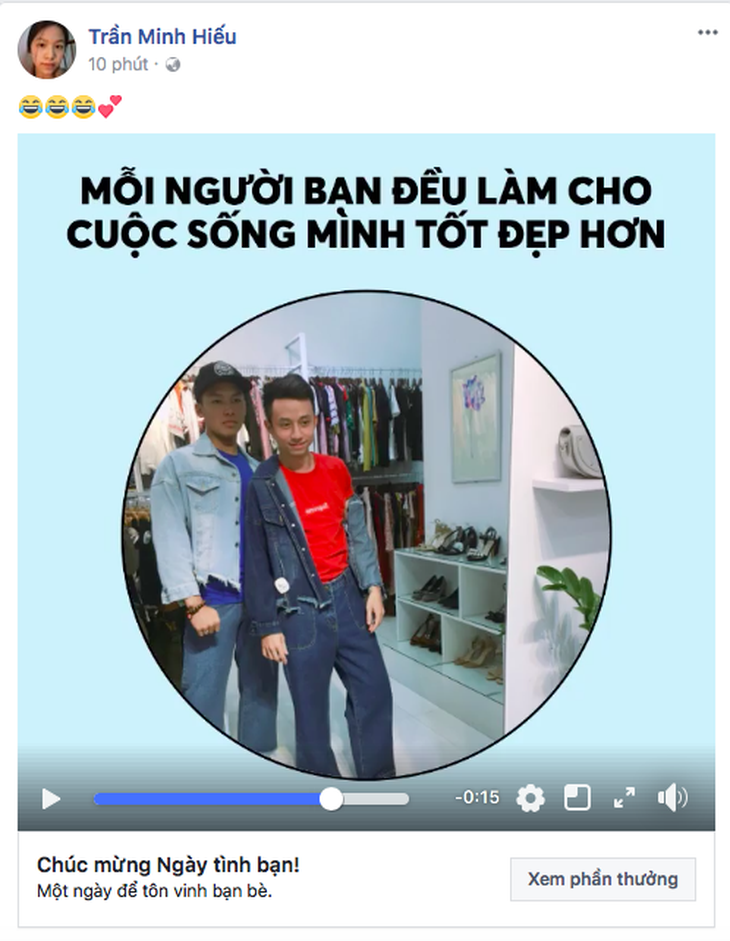 Tạo video tôn vinh tình bạn nhờ Facebook - Ảnh 2.