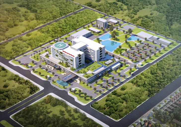 Xây dựng bệnh viện có bãi đỗ trực thăng tại Tiền Giang - Ảnh 2. Xây dựng bệnh viện có bãi đỗ trực thăng tại Tiền Giang - Ảnh 2.