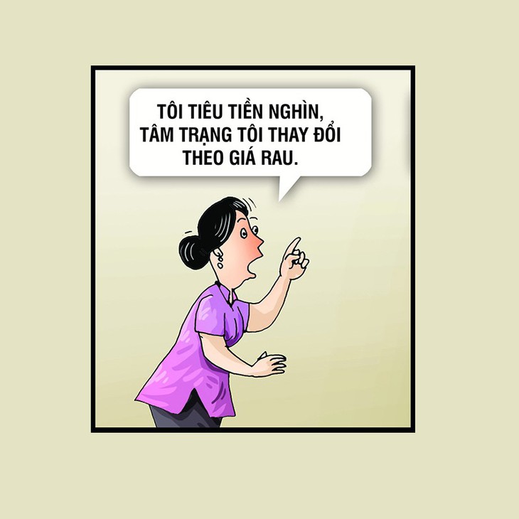 Hí họa: Chuyện tiêu... tiền - Ảnh 1.