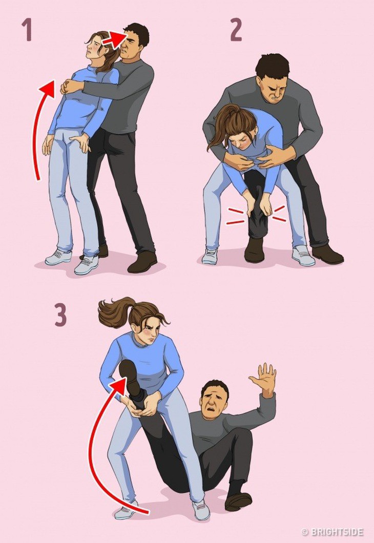 7 chiêu tự vệ đơn giản cho các nàng khỏi yêu râu xanh - Ảnh 7.